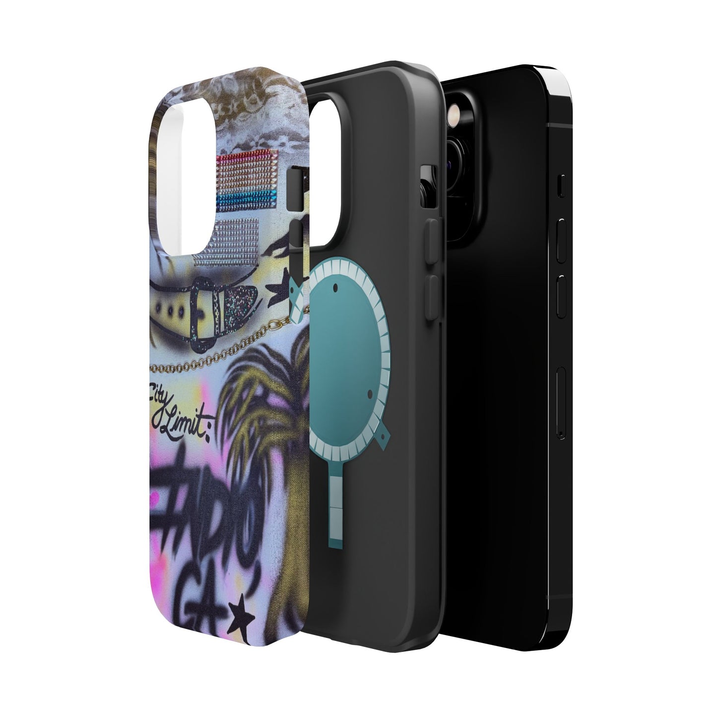 MagSafe "indio, ca" airbrush iPhone case