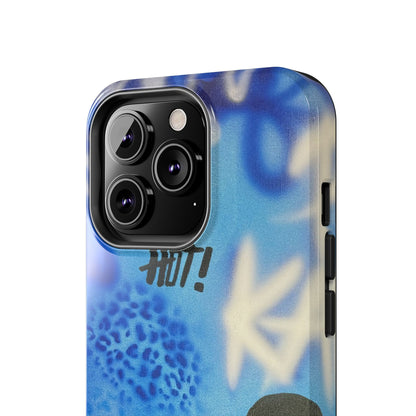 "brilliant blues" airbrush iPhone case