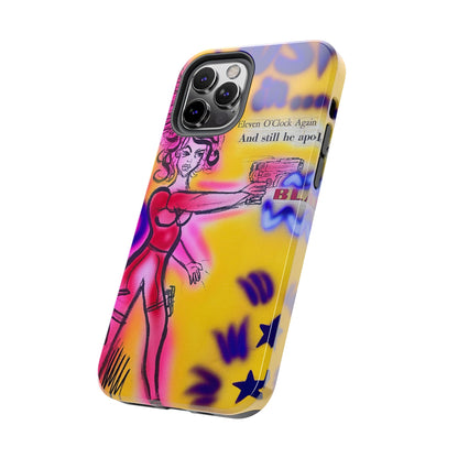 "spiraling thoughts" airbrush iPhone case
