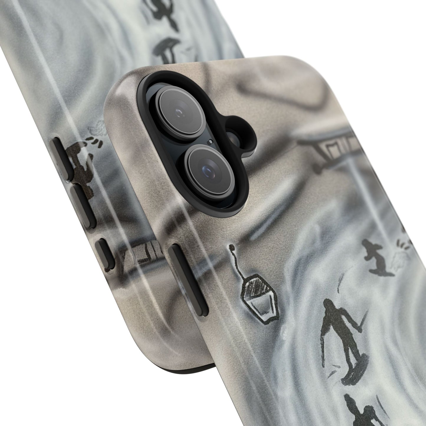 "arctic avalanche" airbrush iPhone case