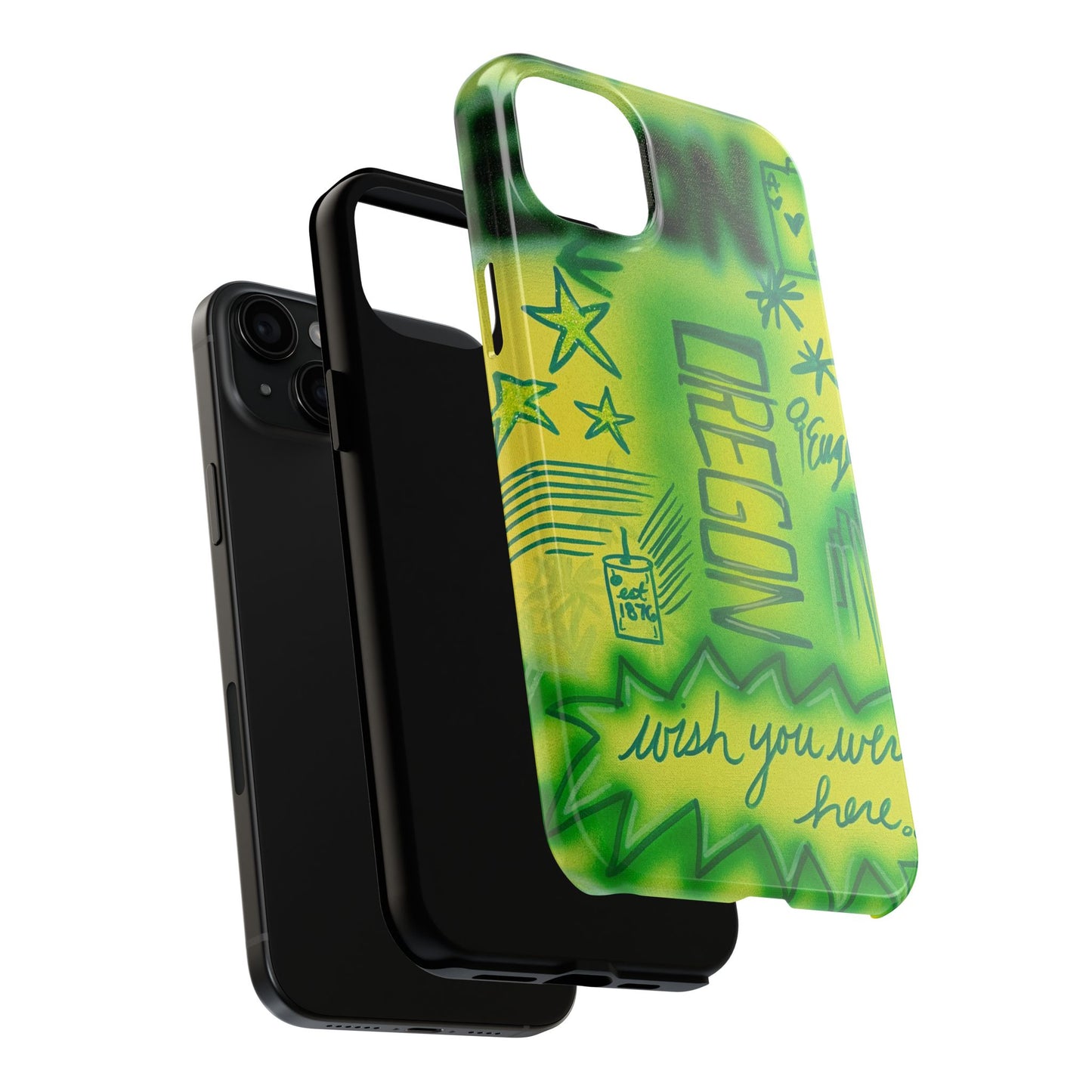 "oregon" airbrush iPhone case