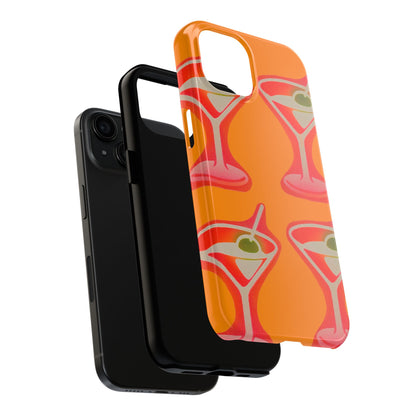 "shaken, not stirred” airbrush iPhone case