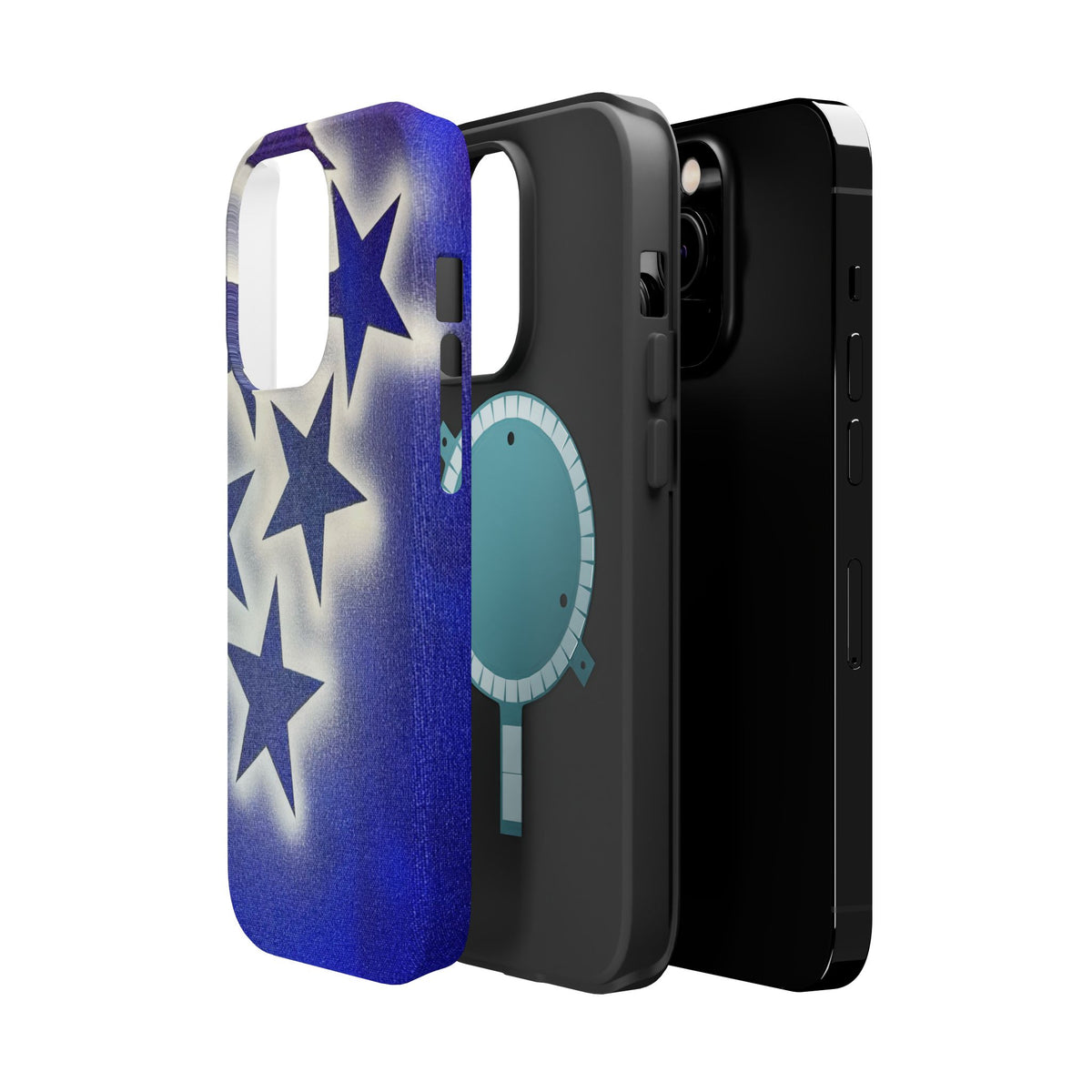MagSafe Airbrush iPhone-Hülle "frosted galaxy"