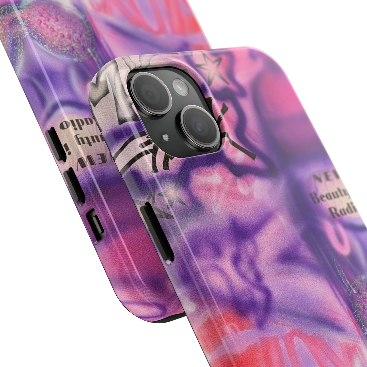 "mic check" airbrush iPhone case