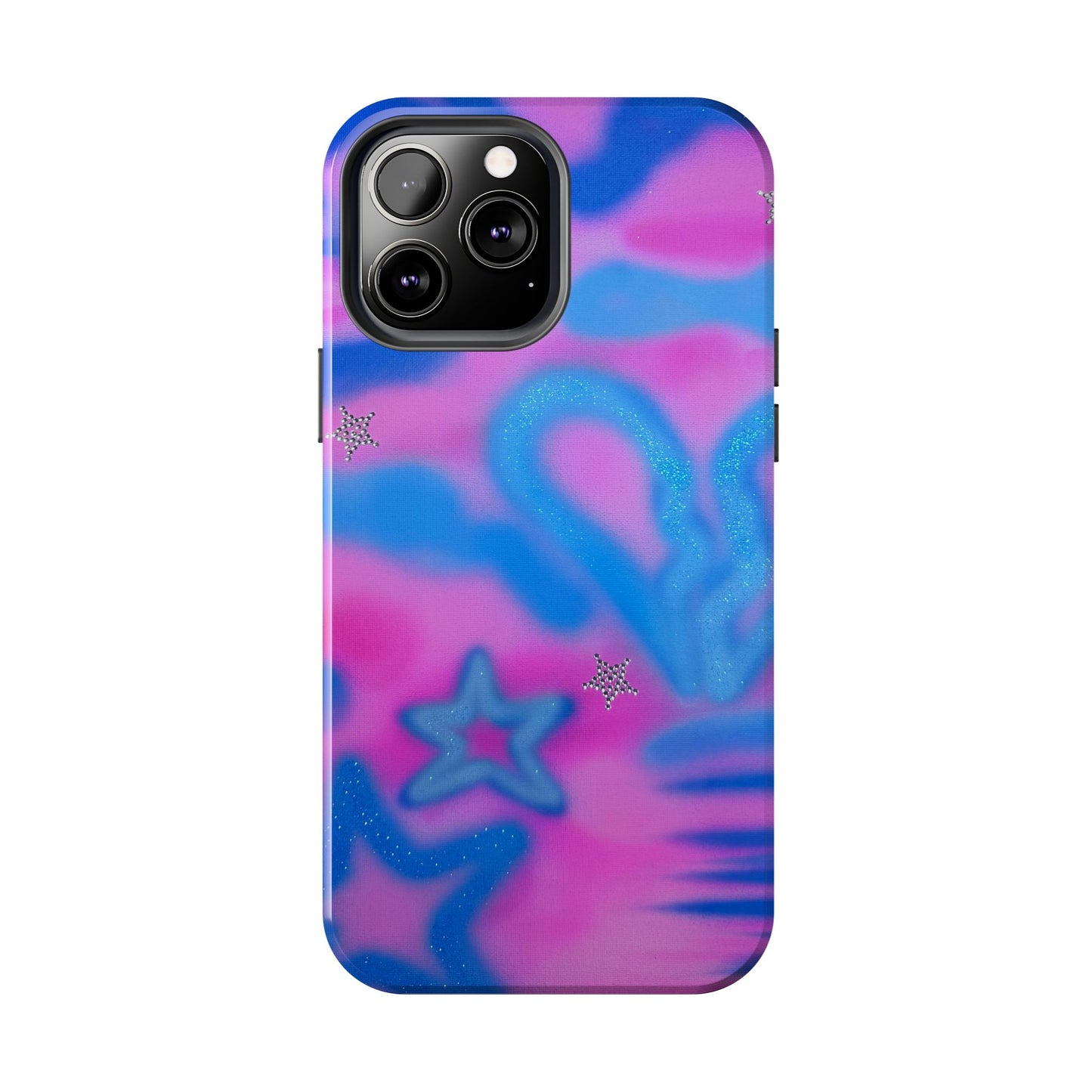 "blue camo" airbrush iPhone case