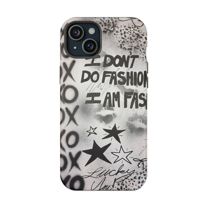MagSafe "i am fashion" airbrush iPhone case