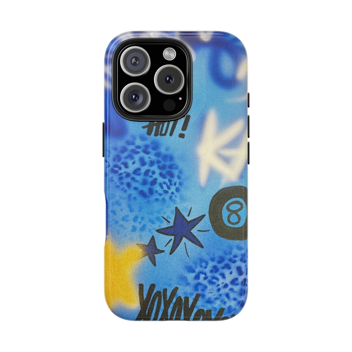 "brilliant blues" airbrush iPhone case