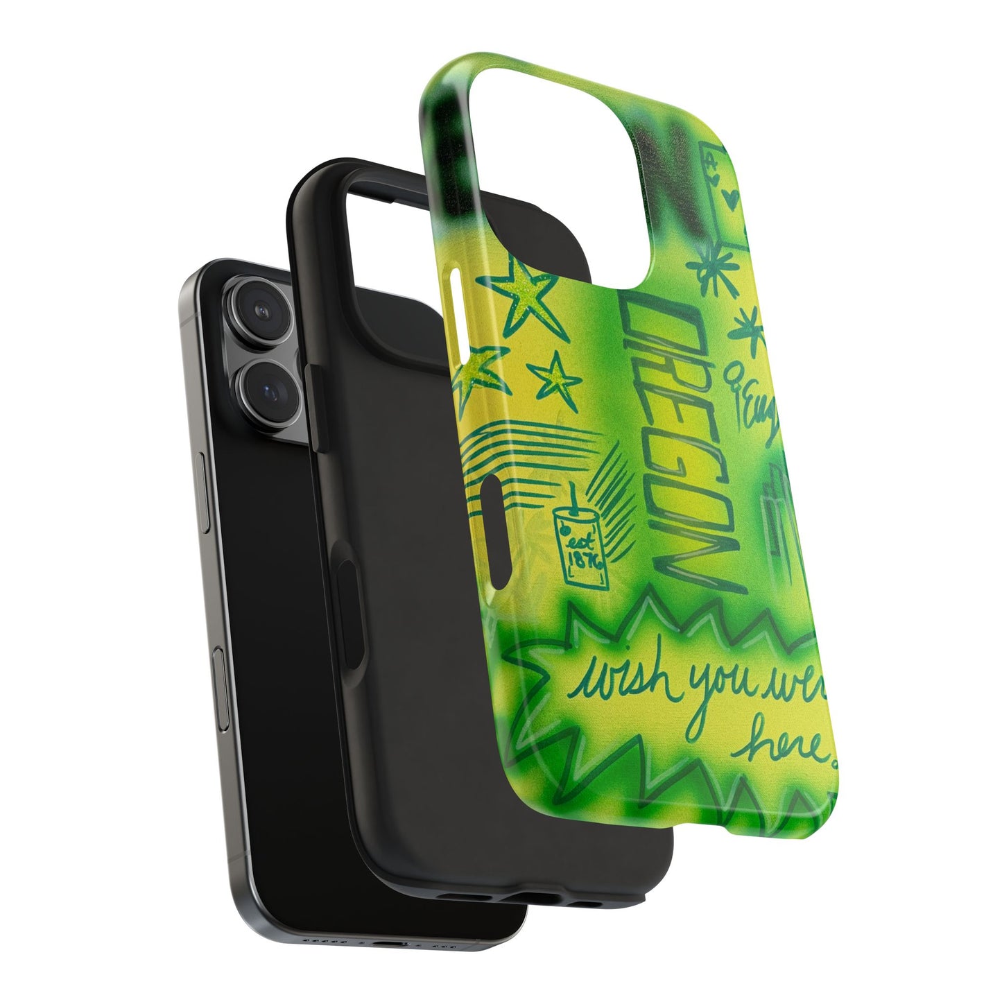 "oregon" airbrush iPhone case
