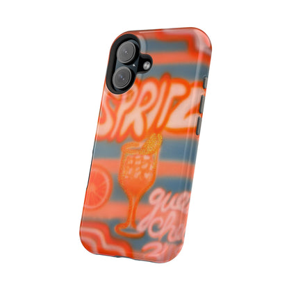 MagSafe "aperol spritz pt. 2" airbrush iPhone case