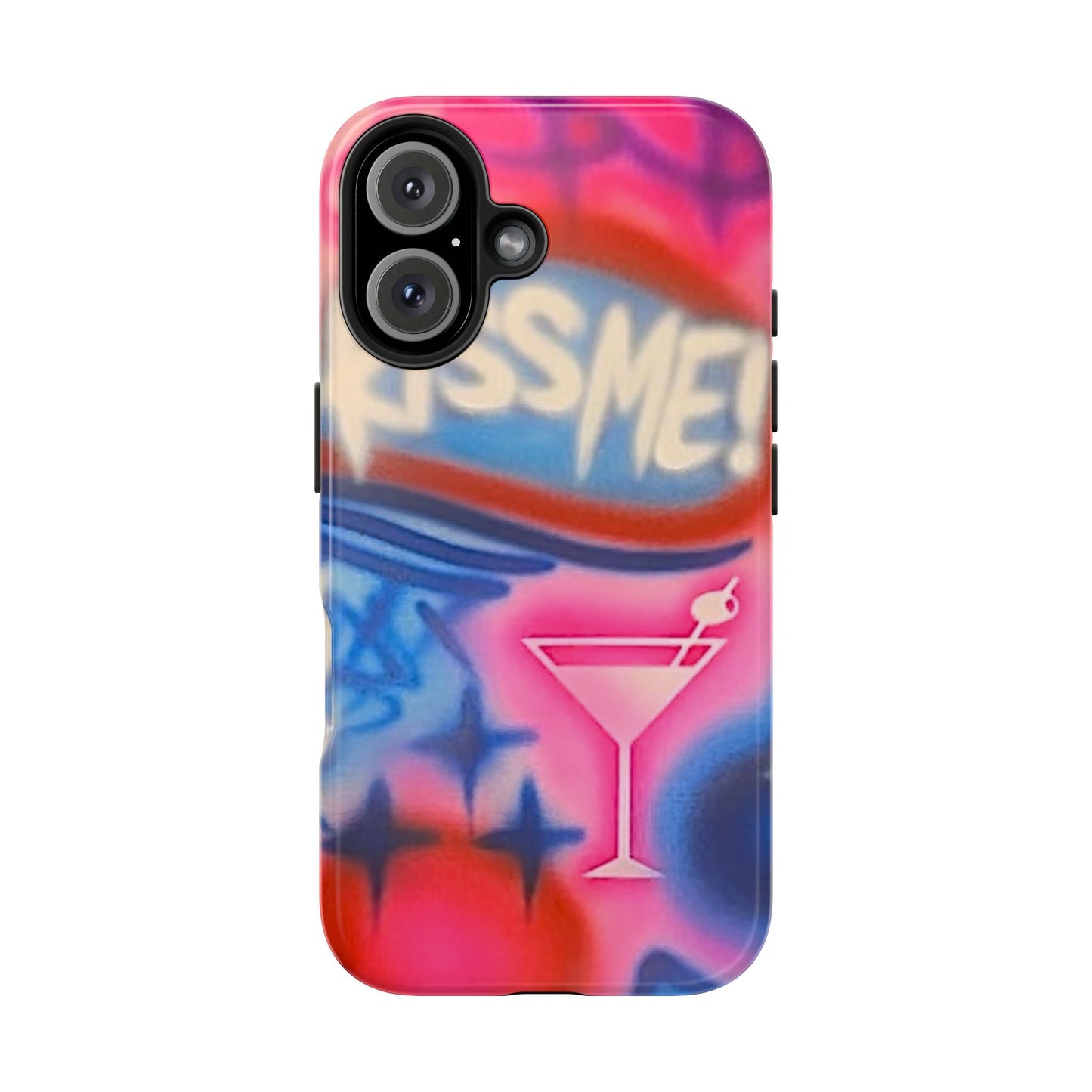 "kiss me pt. 2" airbrush iPhone case