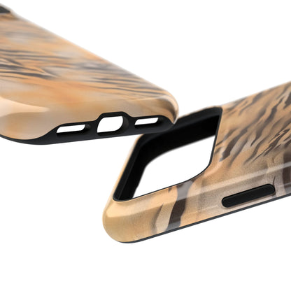 MagSafe "neutral tiger" airbrush iPhone case