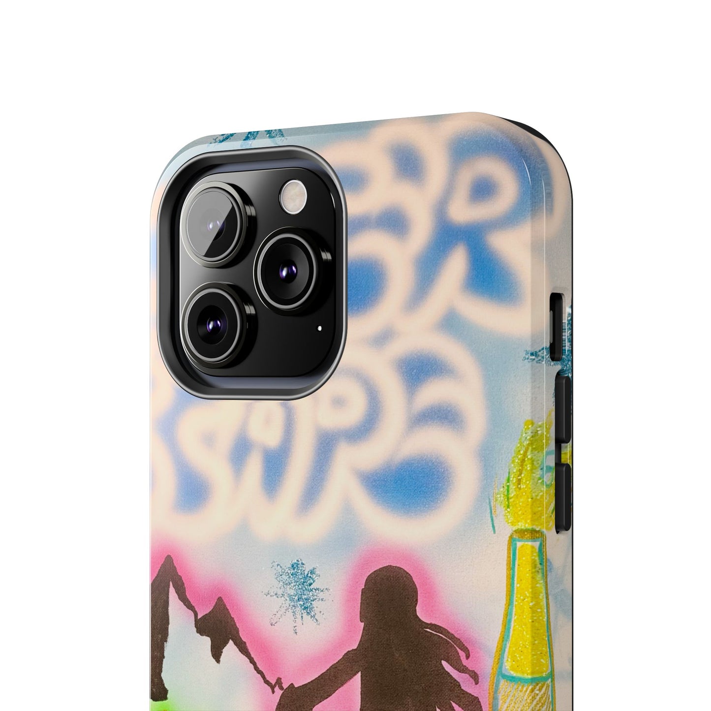 "winter escape" airbrush iPhone case