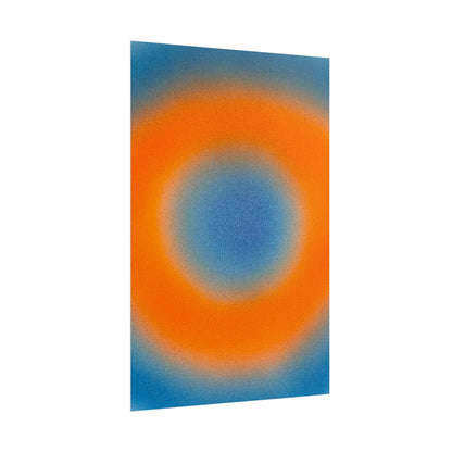 "citrus sky" airbrush rolled print