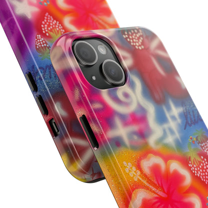 "luck and luv" airbrush iPhone case