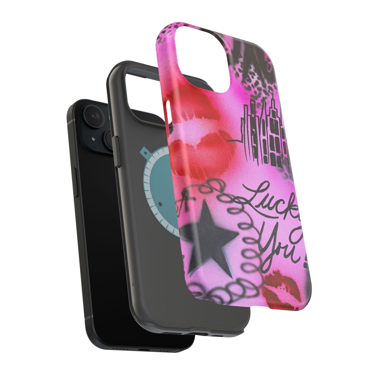 MagSafe "ulterior motive" airbrush iPhone case