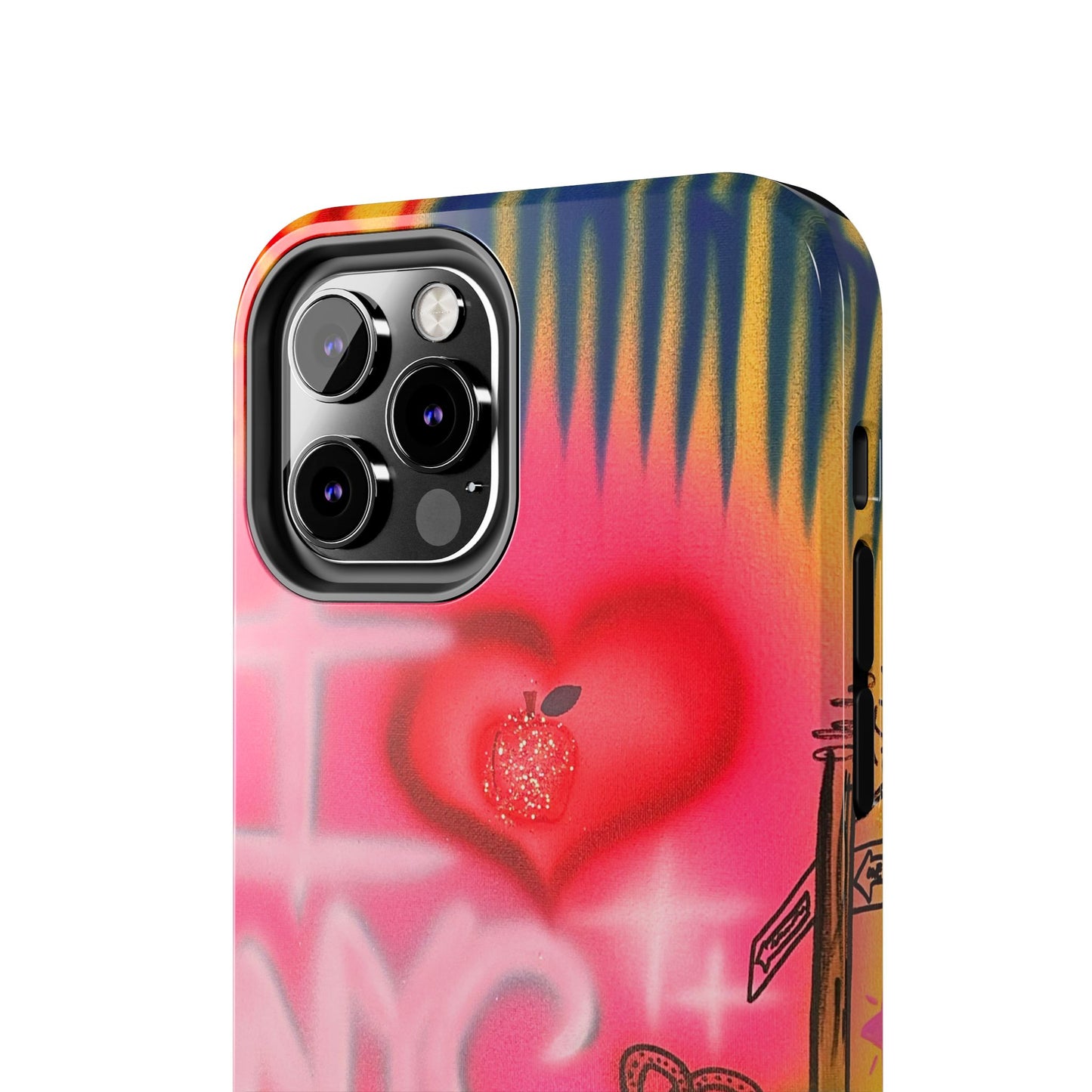 "in the city" airbrush iPhone case