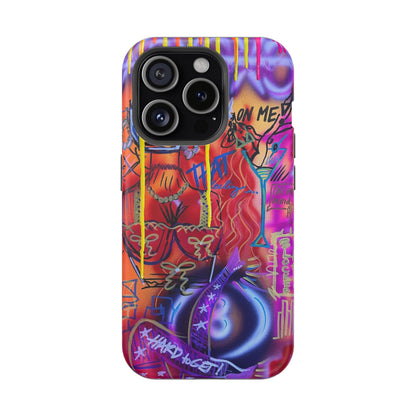 MagSafe "shots on me!" Airbrush iPhone Hülle