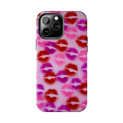 "mwah" airbrush iPhone case