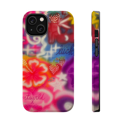 MagSafe „luck & luv“ Airbrush iPhone-Hülle