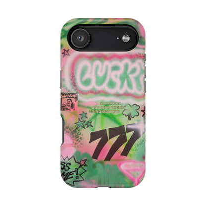 MagSafe "so lucky" airbrush iPhone case