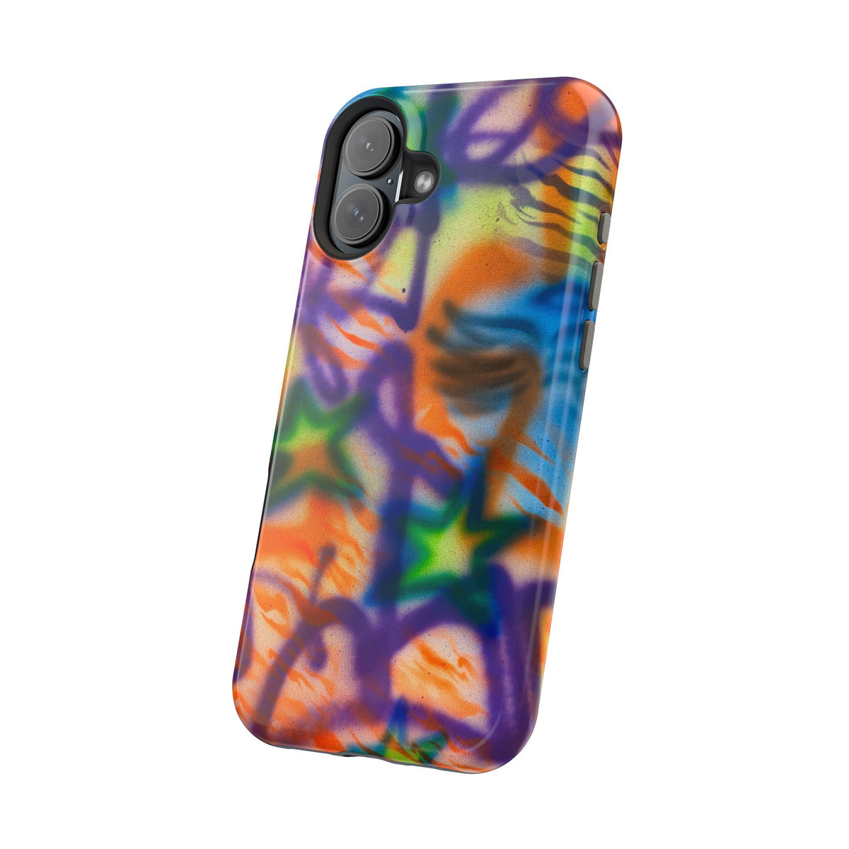 MagSafe "streetwear angel" airbrush iPhone case