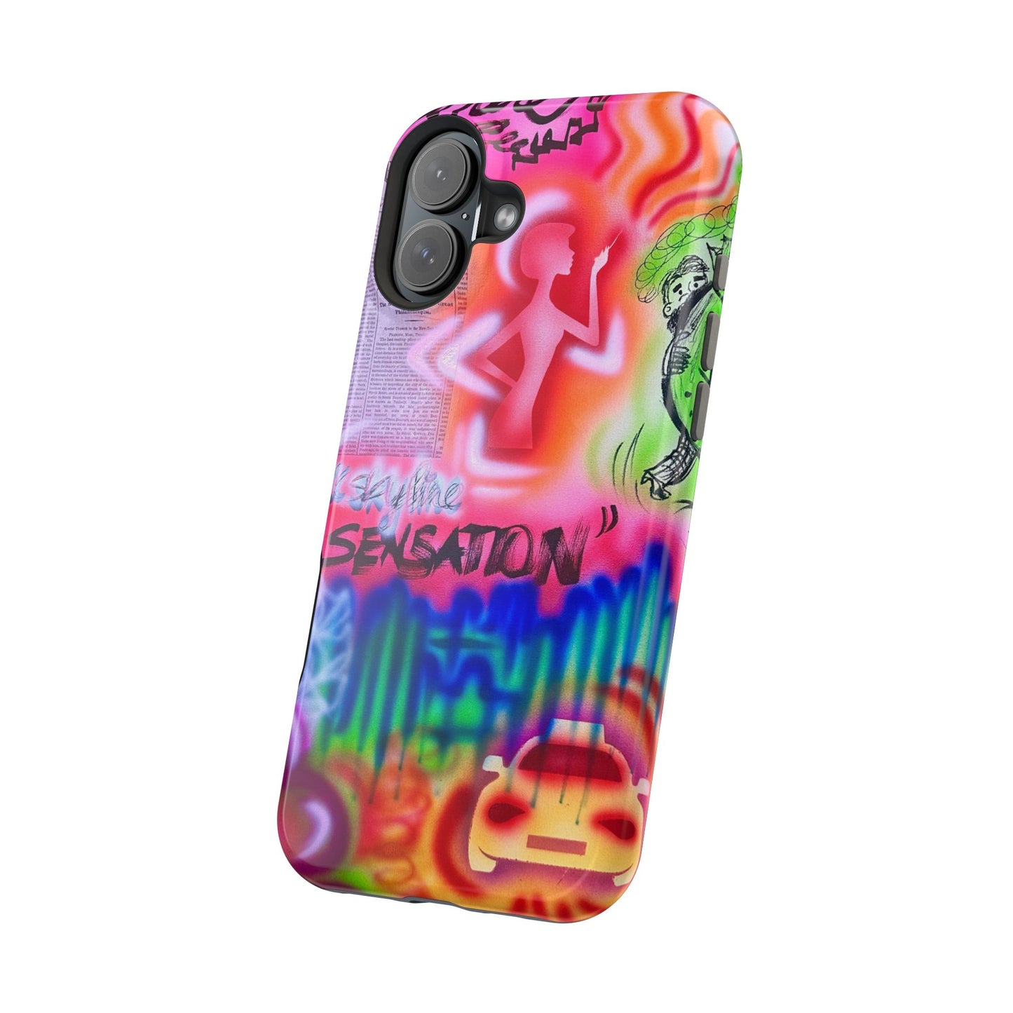 MagSafe "skyline sensation" airbrush iPhone case
