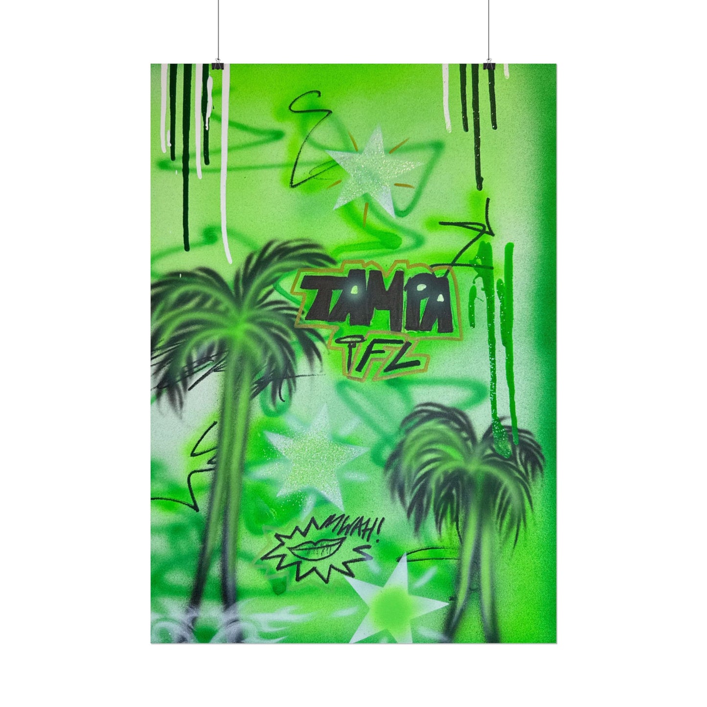 "tampa, fl" airbrush rolled print