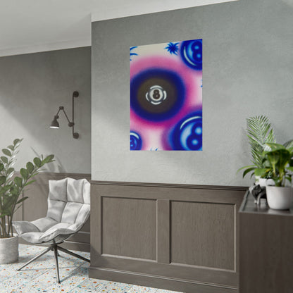 "magic 8" airbrush rolled print