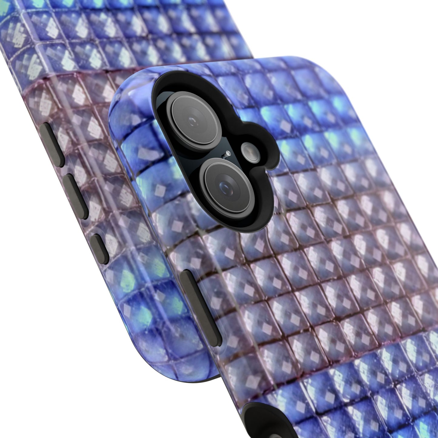 MagSafe "blue studs" airbrush iPhone case