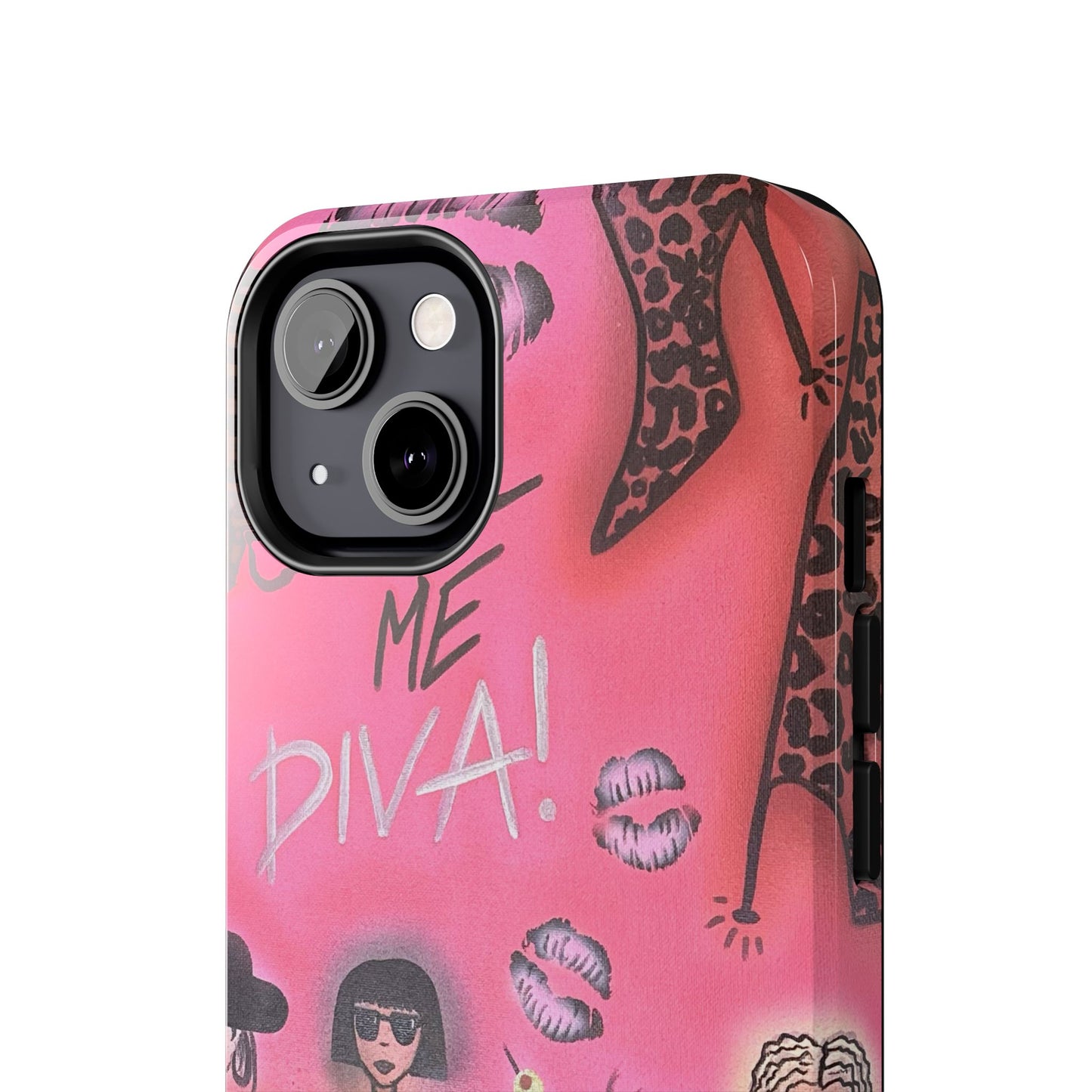 "party diva" airbrush iPhone case