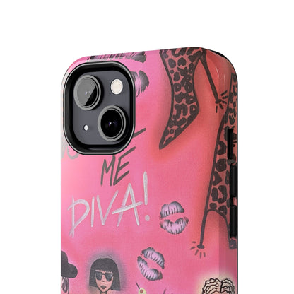 "party diva" airbrush iPhone case