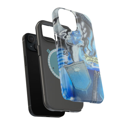 MagSafe "young lovers" airbrush iPhone case