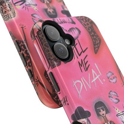 MagSafe "party diva" airbrush iPhone case