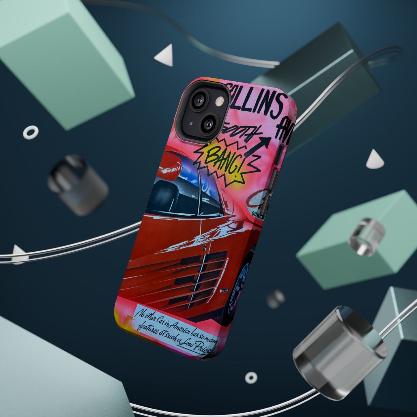 MagSafe "miami momentos" airbrush iPhone case