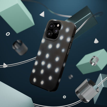 MagSafe "coconut noir polka dot" airbrush iPhone case