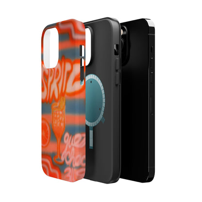 MagSafe "aperol spritz pt. 2" airbrush iPhone case