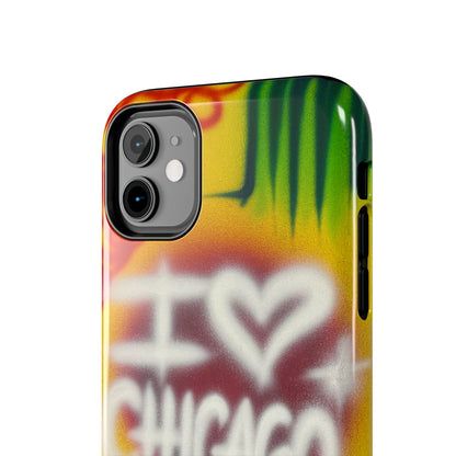 "chicago" airbrush iPhone case