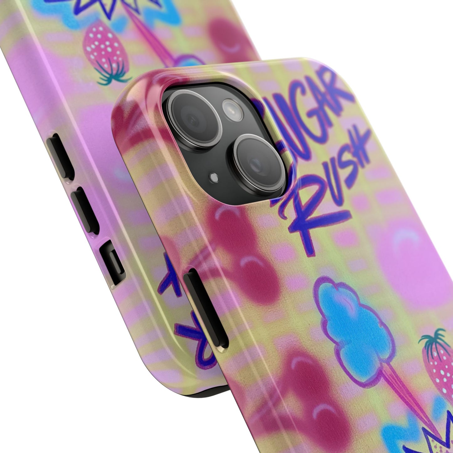 "sugar rush" airbrush iPhone case