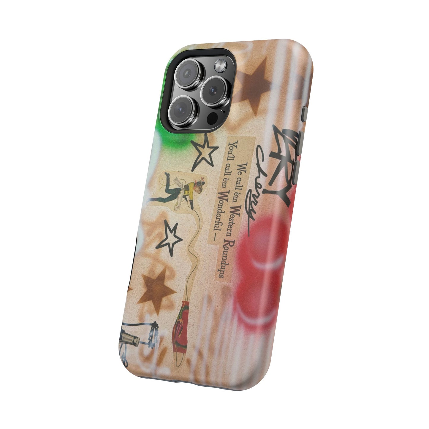 MagSafe "very cherry" airbrush iPhone case