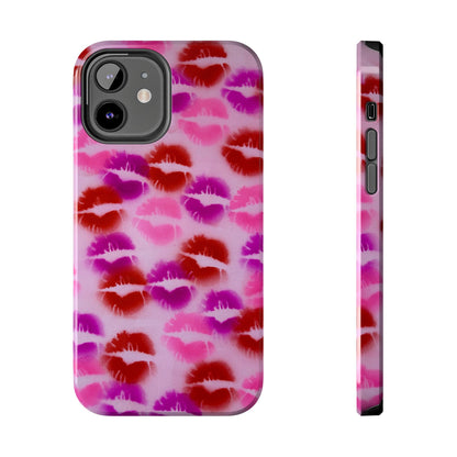 "mwah" airbrush iPhone case