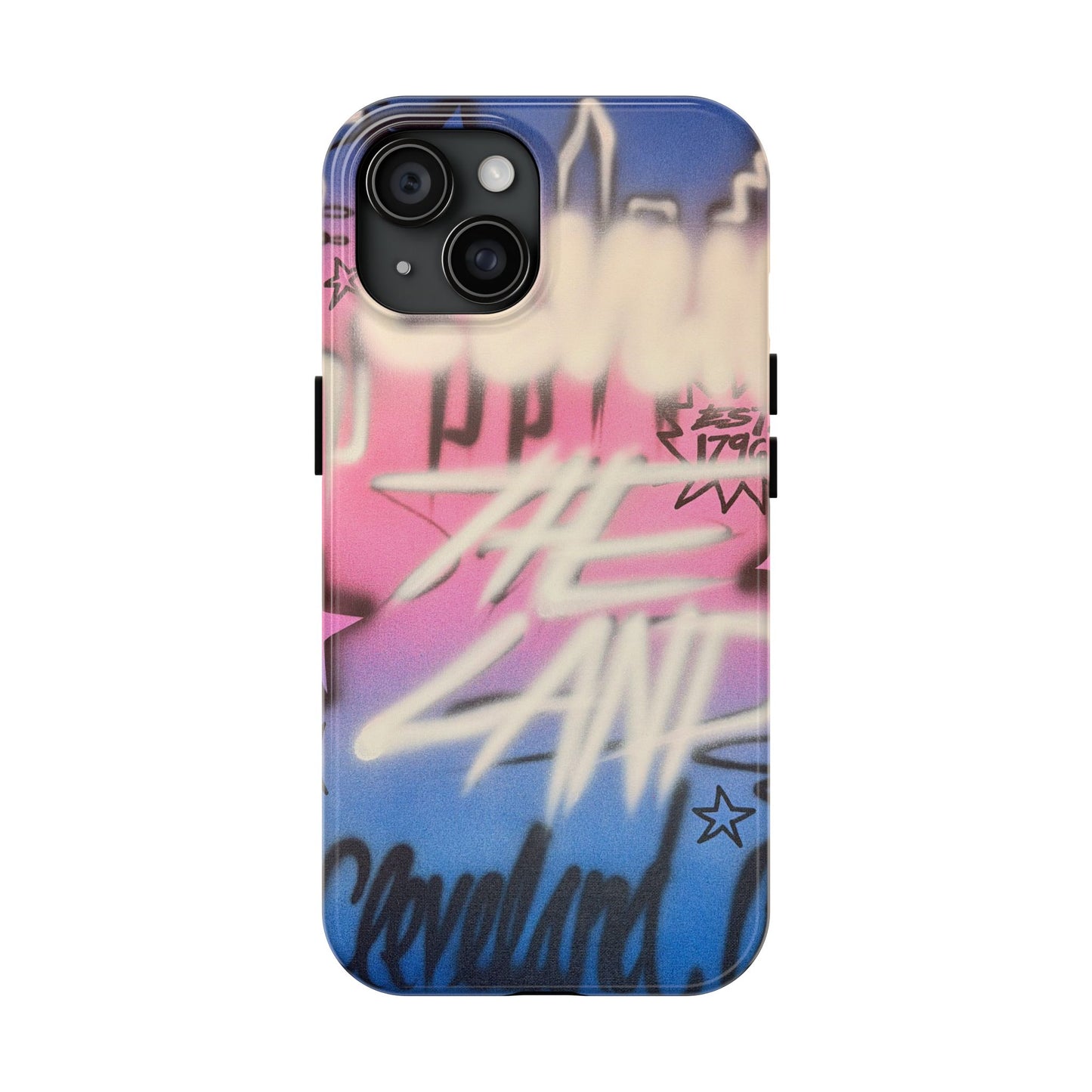 "cleveland" airbrush iPhone case