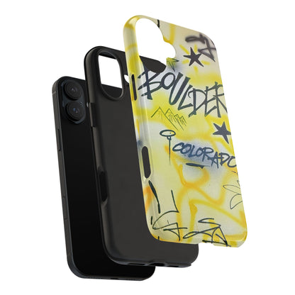"boulder" airbrush iPhone case