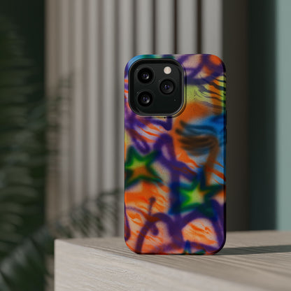 MagSafe "streetwear angel" airbrush iPhone case