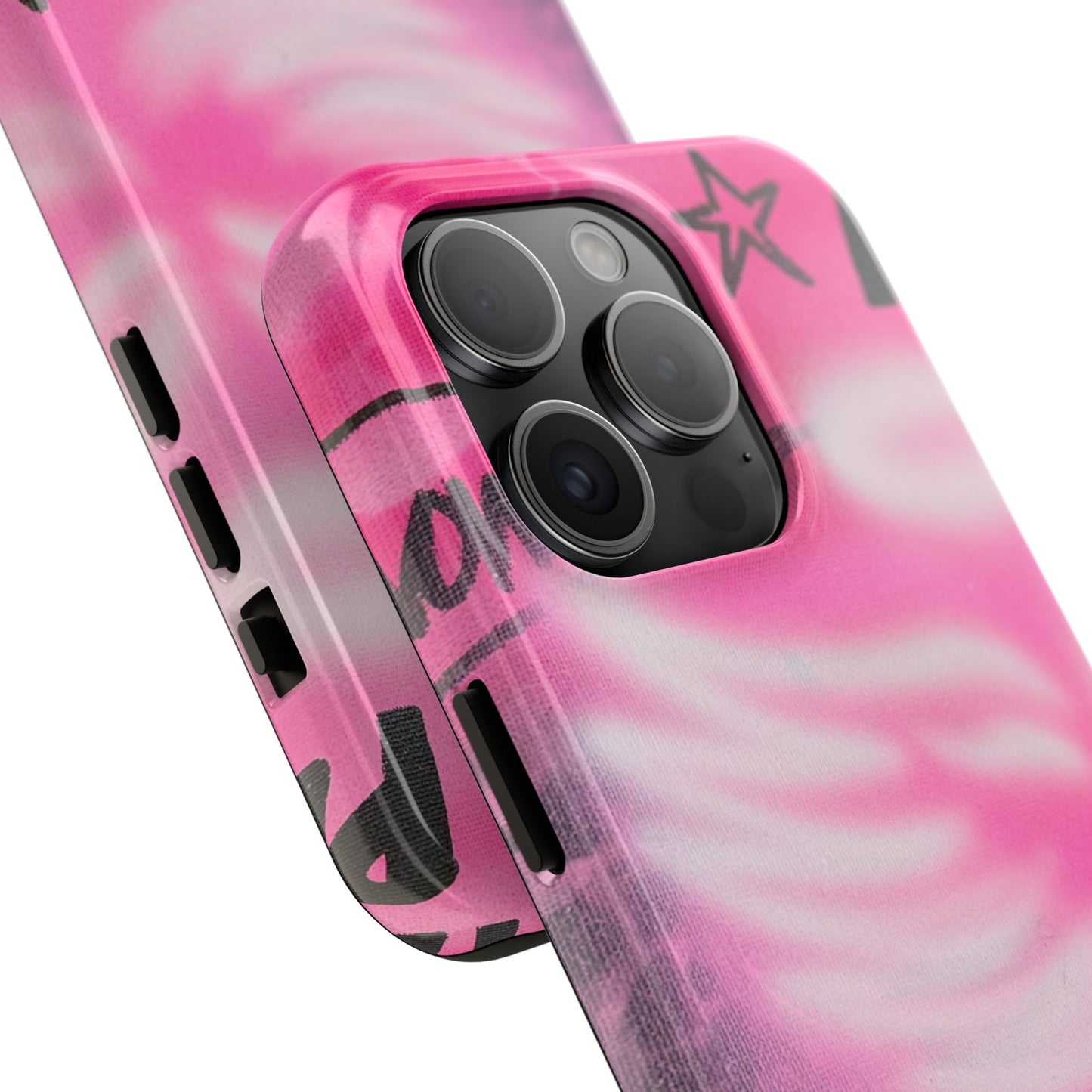 "pink angel wings" airbrush iPhone case
