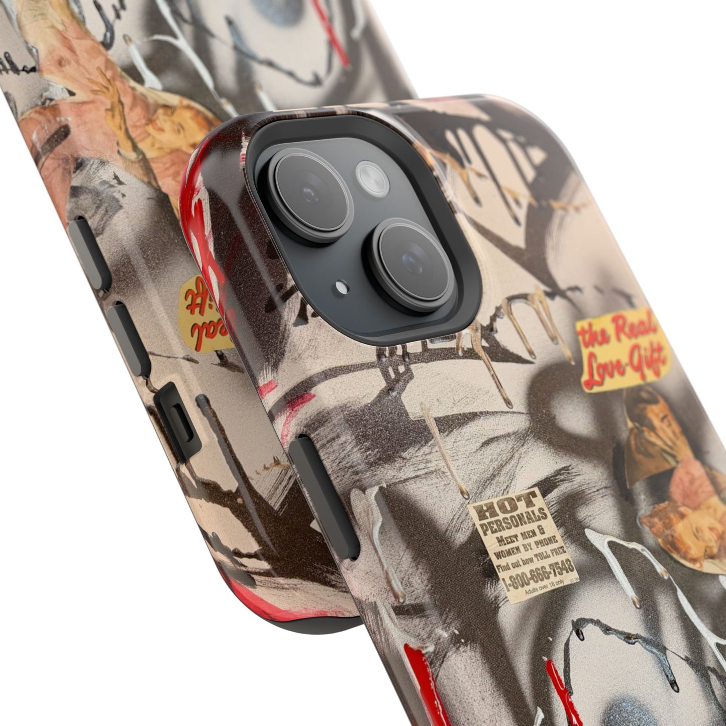 MagSafe "real love" airbrush iPhone case