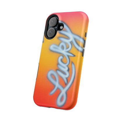 MagSafe "lucky" airbrush iPhone case
