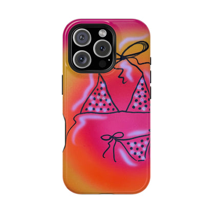 MagSafe "glitter bikini" airbrush iPhone case