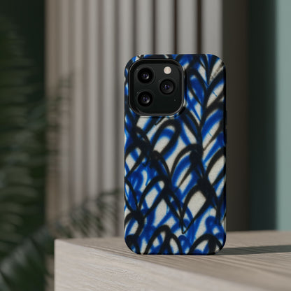 MagSafe "abstract hearts" airbrush iPhone case