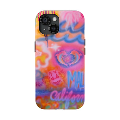 "mornings in malibu" airbrush iPhone case