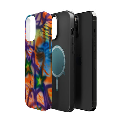 MagSafe "streetwear angel" airbrush iPhone case